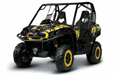 Can-Am Commander with the Mad Hatter Black graphic kit