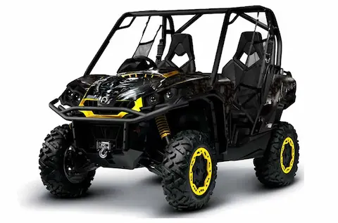 Can-Am Commander with the Reaper Black graphic kit