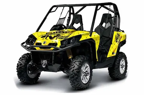 Can-Am Commander with the Silver Star - Reloaded Yellow graphic kit